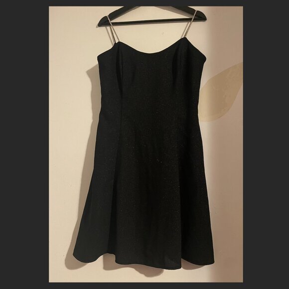 Vintage Jessica McClintock Sparkly LBD - Picture 1 of 6